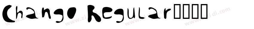Chango Regular字体转换